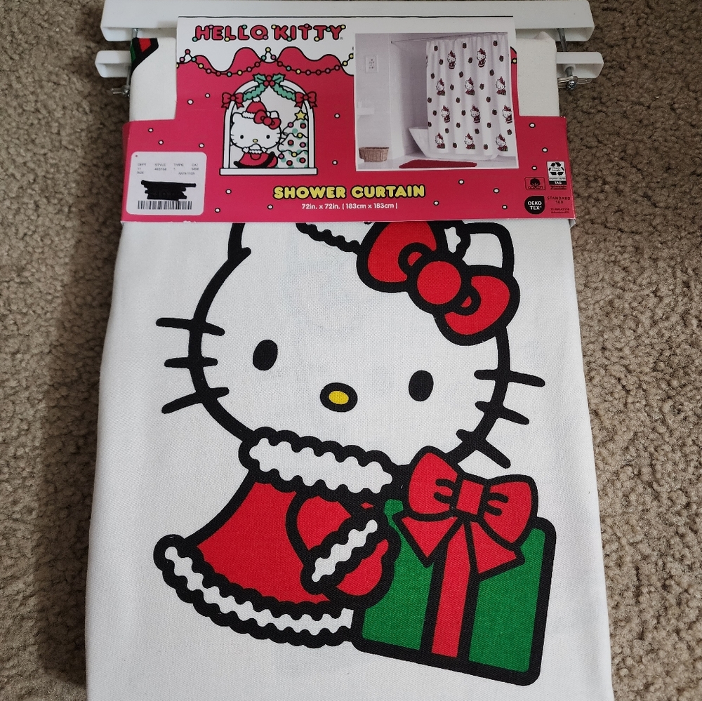 🎄✨️Nwt Hello Kitty Christmas bundle ( 6pc ) set for Bathroom🎄✨️ - Picture 3 of 10